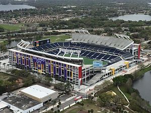 Das Citrus Bowl Stadium vor einem Spiel von Orlando City am 7. März 2015