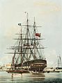 Ostindiafareren Repulse (1820) i Londons Ostindienhavn