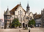 Het Hildesheimer stadhuis (ca.1900)