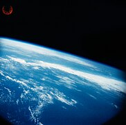 Фотография Земли, сделанная с борта Freedom 7