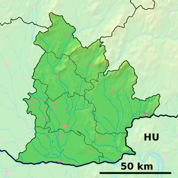 Situo de la regiona urbo Nitra en Regiono Nitra