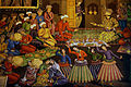 সাফাভি সাম্রাজ্যের শাহ প্রথম আব্বাস বলি মুহাম্মদ খানের সাথে দেখা করছেন