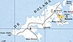 Carte de 1953 de l'île de Bolama, extrait de la précédente