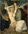 テオドール・シャセリオー『エステルの化粧』1841年。油彩、キャンバス、45 × 35 cm。ルーヴル美術館[142]。