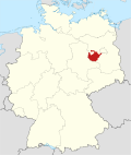 Localização de Potsdam-Mittelmark na Alemanha
