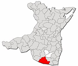 Location in Constanța County