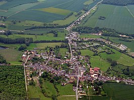 Luchtfoto van Crillon