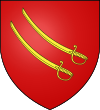 de gueules à deux sabres d'or