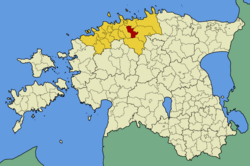 Raasiku Parish within Harju County.