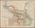 Карта Кавказского края с обозначением границ 1801—1813 г.