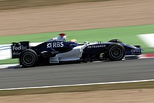 Webber competing at the 2006 French Grand Prix in a Williams car