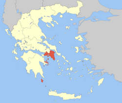 Location of Attica