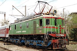 ე22M-1664 (ВЛ22М-1664) der SR in Kutaissi, 2008