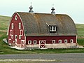 Arched roof, also called a Gothic arch, and ship's bottom roof, Weston, Oregon