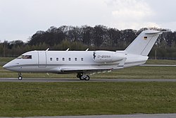 Bombardier Challenger 600S der Challenge Air