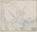 Bản đồ các tỉnh miền đông Nam Kỳ Lục Tỉnh vào năm 1858 trước khi Pháp đánh chiếm Gia Định (Sài Gòn) và Định Tường (Mỹ Tho).