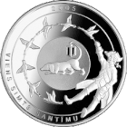 Монета 1 лат, 2005 год, аверс
