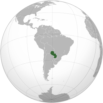 Laag faan Paraguay uun Süüd-Ameerikoo