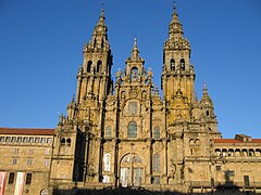 Fachada do Obradoiro da Catedral de Santiago de Compostela