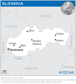 Lokasi Slowakia