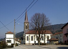 L'église Saint-Louis de Vecoux.