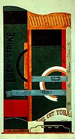 Stuart Davis, Lucky Strike, 1921, oihal gaineko olio-margolana, MoMA New York
