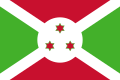Burundská vlajka (1967–1982) Poměr stran: 2:3
