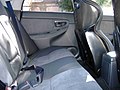Internal rear view of Recaro Seats in the Subaru S204. Note: Use of carbon fibre in construction.