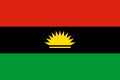 Vlajka Biafry (1967–1970) Poměr stran: 1:2
