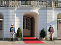 Honour Guard of the President of Slovak republic in the battalion's ceremonial uniform