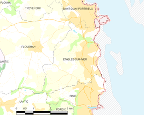 Poziția localității Étables-sur-Mer