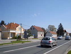 Main street in Nedelišće