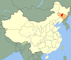 Poziția localității Changchun