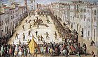 Флорентийское кальчо (Футбольная игра на площади-Санта-Мария-Новелла). Между 1523 и 1605