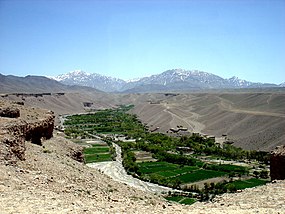 Fotografie krajiny afghánské provincie Lógar.