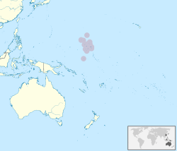 Location of Kapuluang Marshall