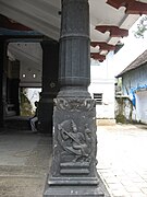 Art work on the Pillars of the Temple