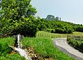 Les Tours Saint-Jacques vues depuis Allèves