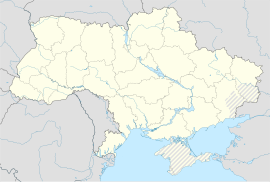 Krivi Rog na mapi Ukraine