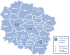 Lage der Stadt Bydgoszcz (1) in Kujawien-Pommern