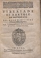 1587 edition in Italian of De fluminibus