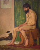 L'Homme barbu assis, circa 1909, Musée d'art moderne de Troyes