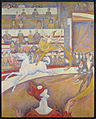 Georges Seurat'nın sirki konu edinen bir resmi