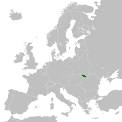 Położenie Karpato-Ukrainy