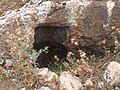 Tomb carved from rock at Bersabe