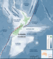 Image 15Topography of Zealandia, the submerged continent, and the two tectonic plates (from Geography of New Zealand)