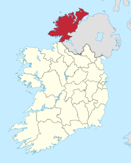 Kaart van Donegal