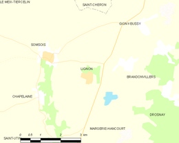 Lignon – Mappa