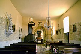 La nef de l'église Saint-Quentin.