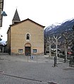 Façade de l'église paroissiale Saint-Maurice.